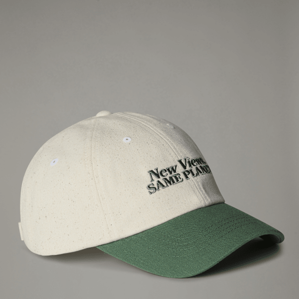 The North Face Norm Cap Duck Green-new Views Same Planet Graphic