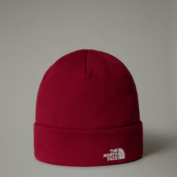 The North Face Norm Shallow Beanie Beetroot One Size male | LYBSTORE