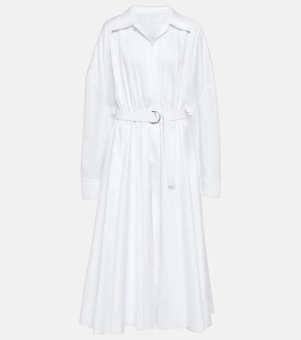 Norma Kamali Cotton shirt dress | LYBSTORE