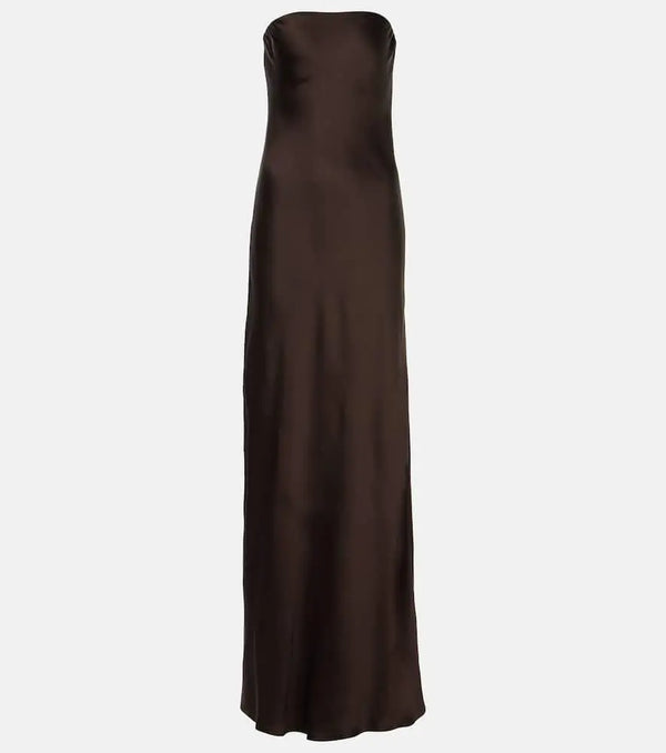 Norma Kamali Crêpe satin gown | LYBSTORE