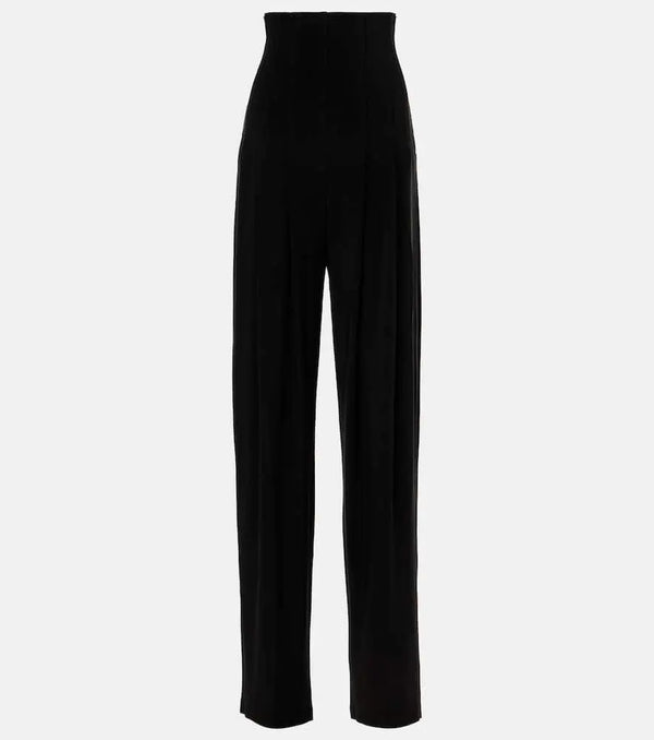 Norma Kamali High-rise straight pants | LYBSTORE