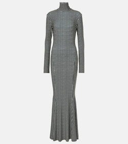 Norma Kamali Houndstooth gown | LYBSTORE