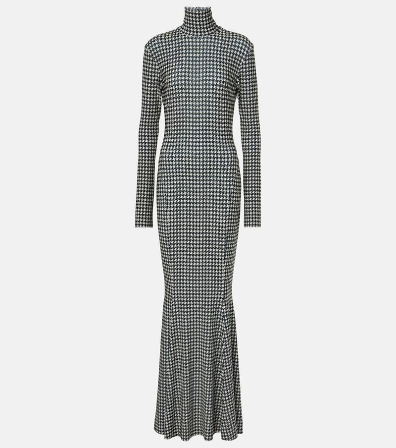 Norma Kamali Houndstooth gown | LYBSTORE