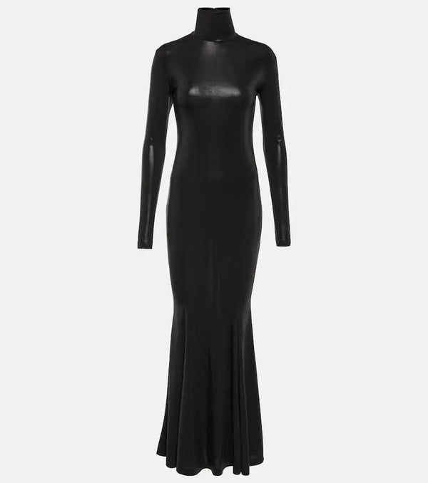 Norma Kamali Lamé maxi dress | LYBSTORE