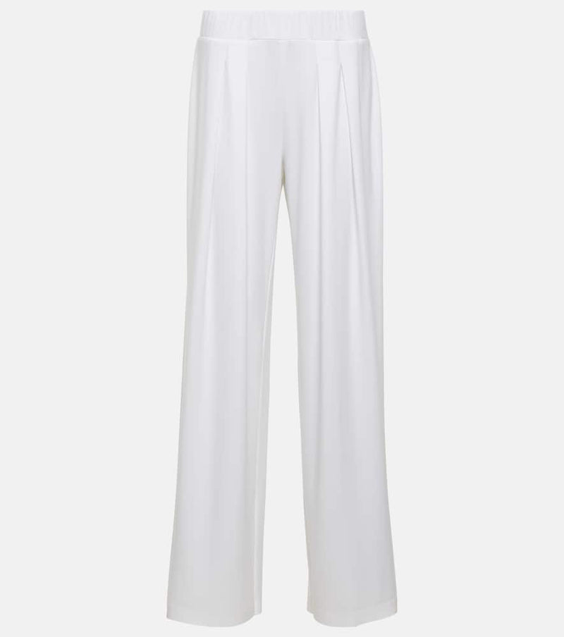 Norma Kamali Low-rise wide-leg pants