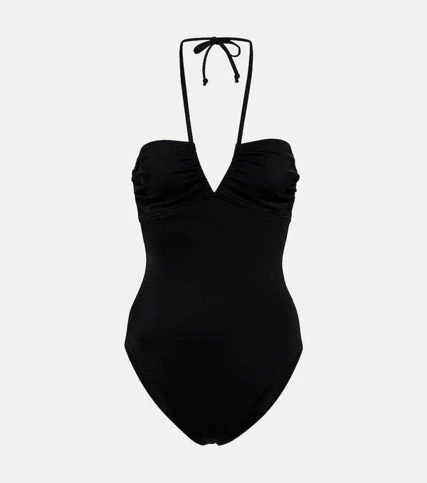 Norma Kamali Mio halterneck swimsuit | LYBSTORE