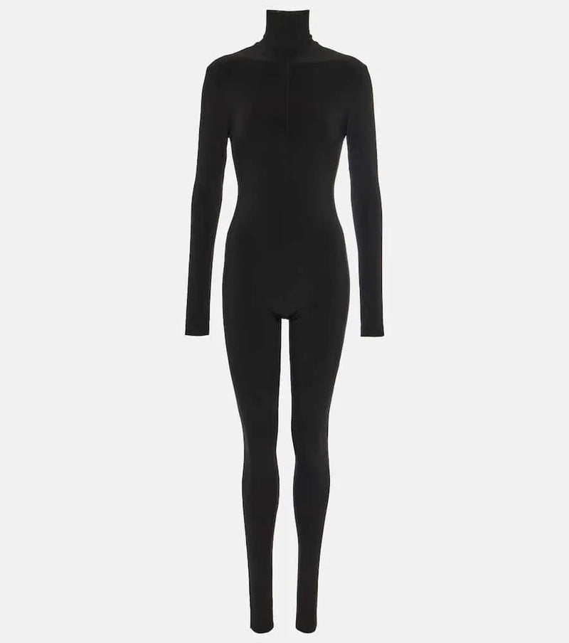 Norma Kamali Open-back jersey catsuit