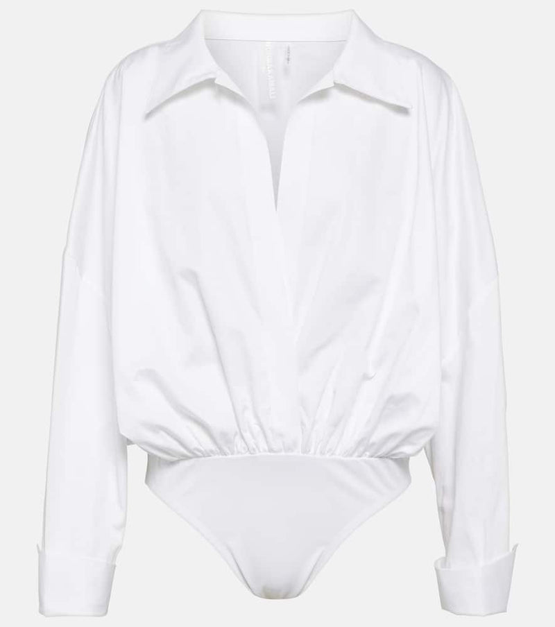 Norma Kamali Oversized cotton bodysuit