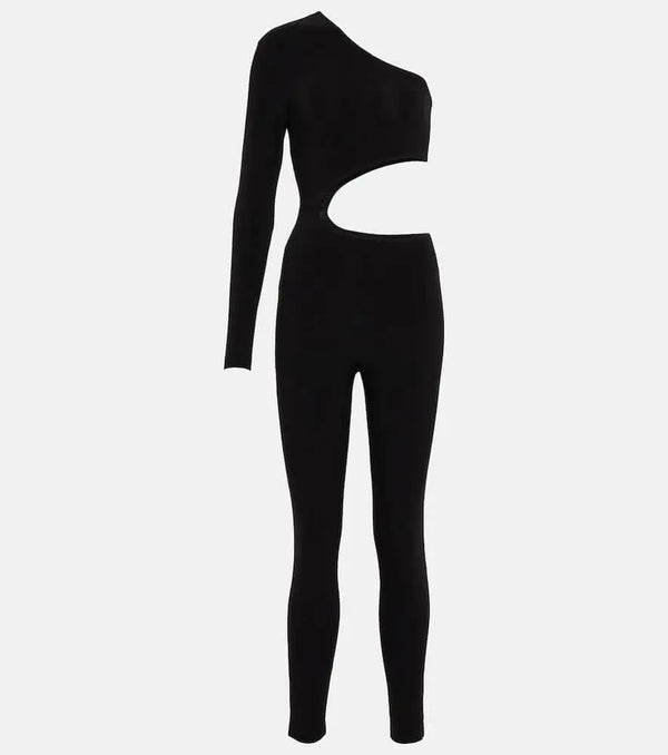 Norma Kamali Shane asymmetric catsuit | LYBSTORE