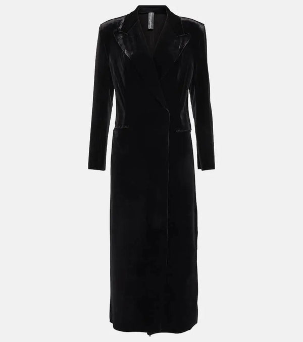 Norma Kamali Velvet coat | LYBSTORE