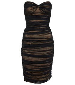 Norma Kamali Walter mesh minidress