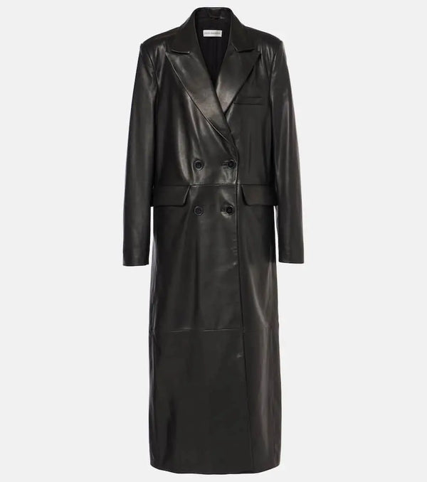 Nour Hammour Misha leather coat