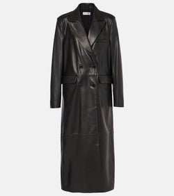 Nour Hammour Misha leather coat