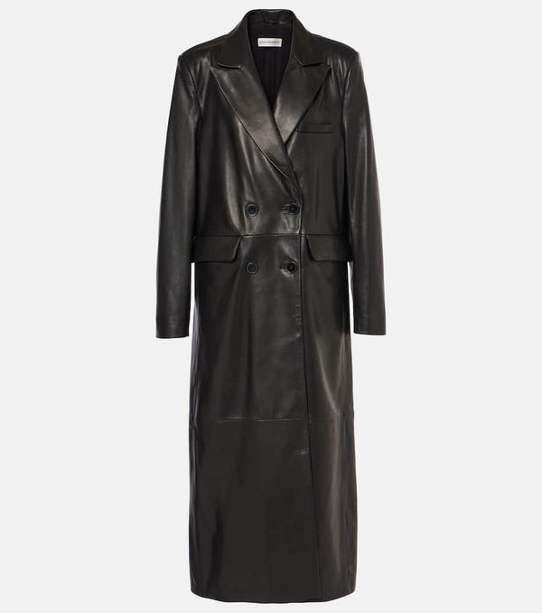 Nour Hammour Misha leather coat