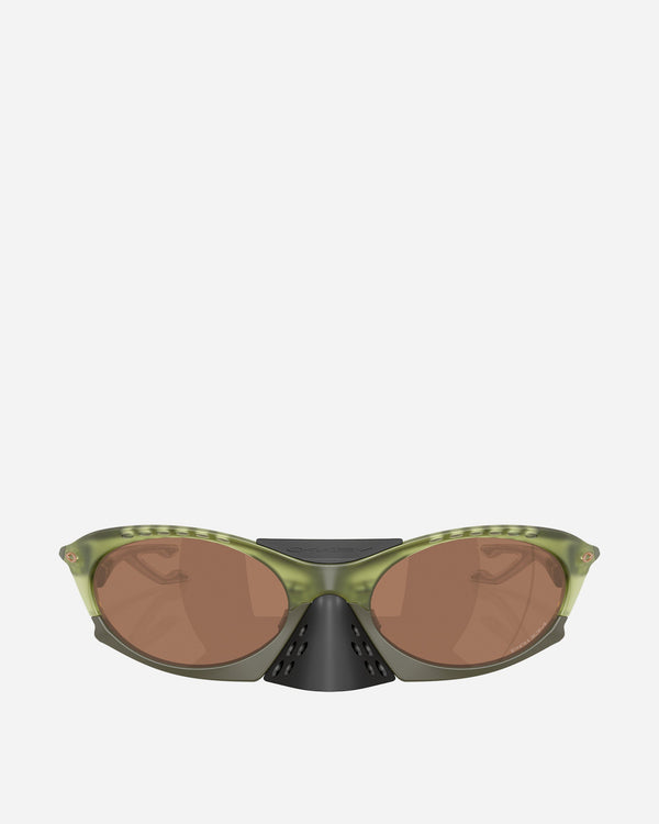 Oakley Plantaris Sunglasses Matte Transparent Fern Prizm Tungsten