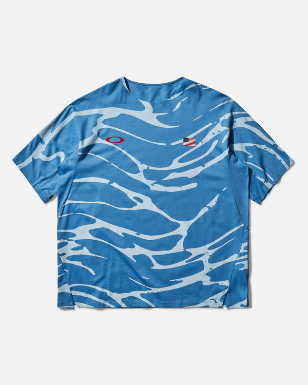 Men s Team USA Surfing Graphic T-Shirt Waves Blue