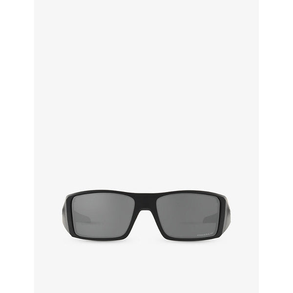 Oakley OO9231 HelioStat rectangle-frame acetate sunglasses | LYBSTORE