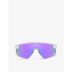 Oakley OO9237 BXTR rectangle-frame branded-lens metal sunglasses