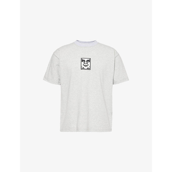 Obey Icon logo-patch cotton-jersey T-shirt