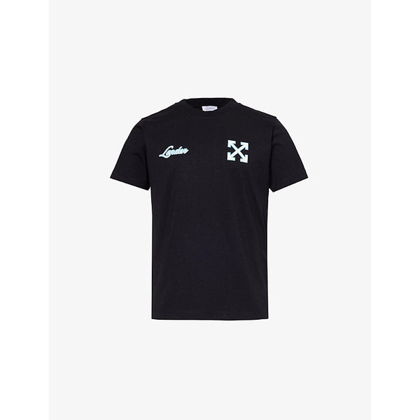 Off-White C/O Virgil Abloh Logo-print relaxed-fit cotton T-shirt