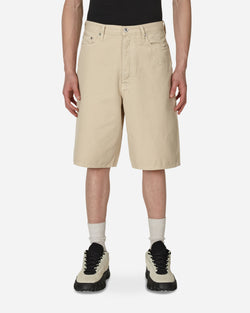 Off-White Wave Off Canvas Utility Shorts Beige