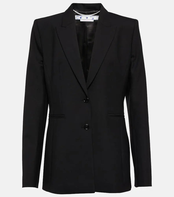 Off-White Corporate wool-blend blazer