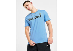 Official Team Argentina Maradona Name And Number T-Shirt Blue