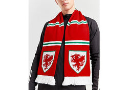 Official Team Wales Bar Scarf Red