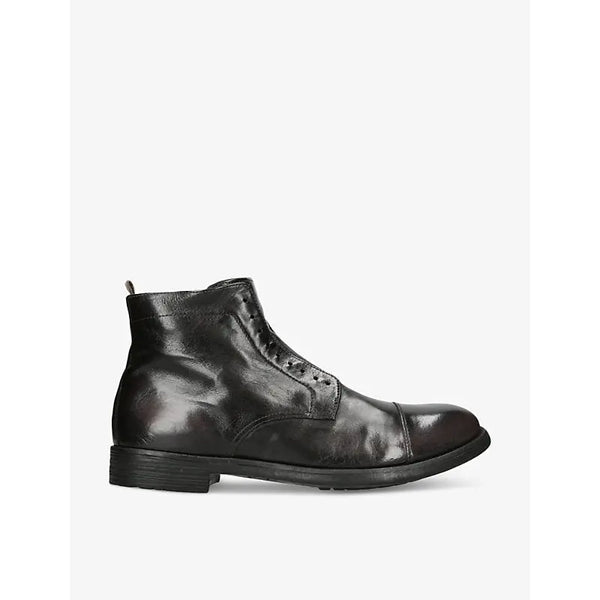 Officine Creative Hive no-lace leather ankle boots