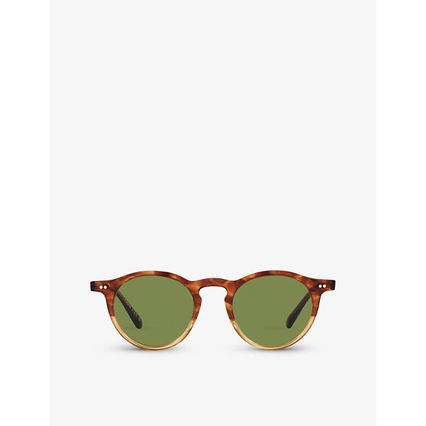 Oliver Peoples 0OV5504SU Solar round-frame tortoiseshell acetate sunglasses | LYBSTORE