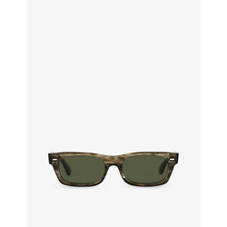 Oliver Peoples 0OV5510SU Solar rectangle-frame tortoiseshell acetate sunglasses