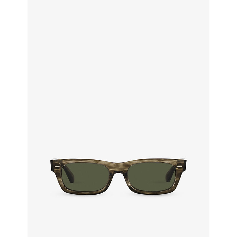 Oliver Peoples 0OV5510SU Solar rectangle-frame tortoiseshell acetate sunglasses