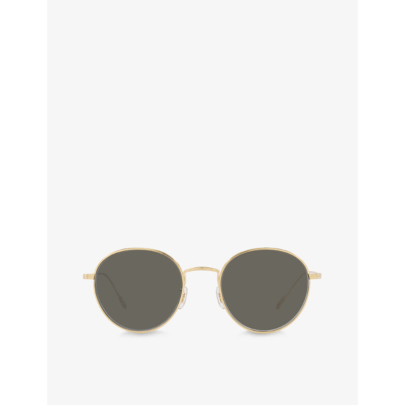 Oliver Peoples OV1306ST Altair round-frame metal sunglasses | LYBSTORE