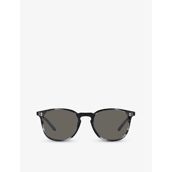 Oliver Peoples OV5491SU Finley rectangular-frame acetate sunglasses | LYBSTORE