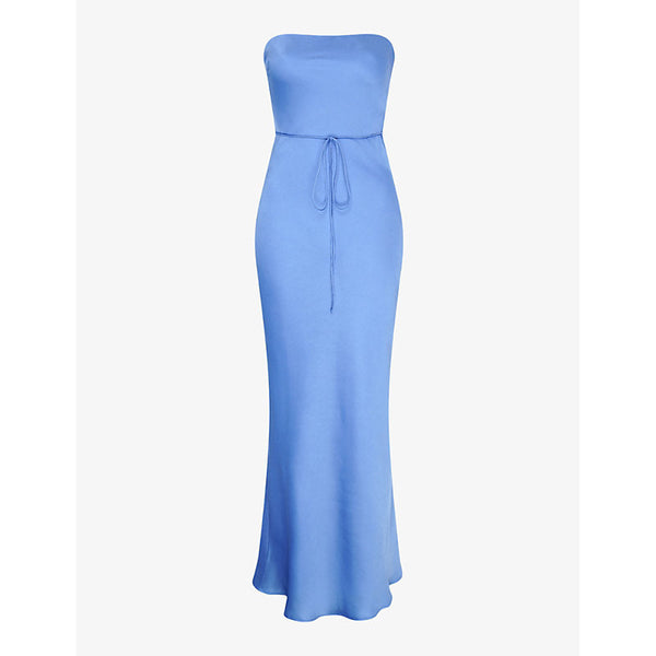 Omnes Amdra slim-fit strapless recycled-polyester maxi dress | LYBSTORE