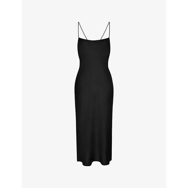 Womens Omnes Riviera recycled-polyester midi dress