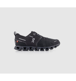 On Running Boys Cloud 5 Waterproof Trainers All Black F