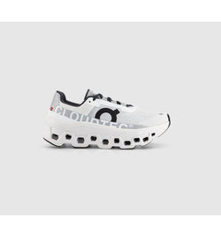 On Running Cloudmonster Trainers All White