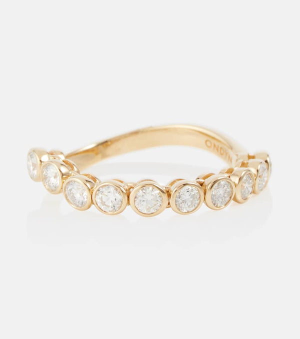 Ondyn Capri 14kt gold ring with diamonds