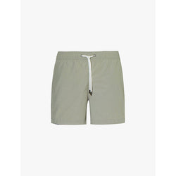 Onia Charles 5' drawstring cotton-blend swim shorts