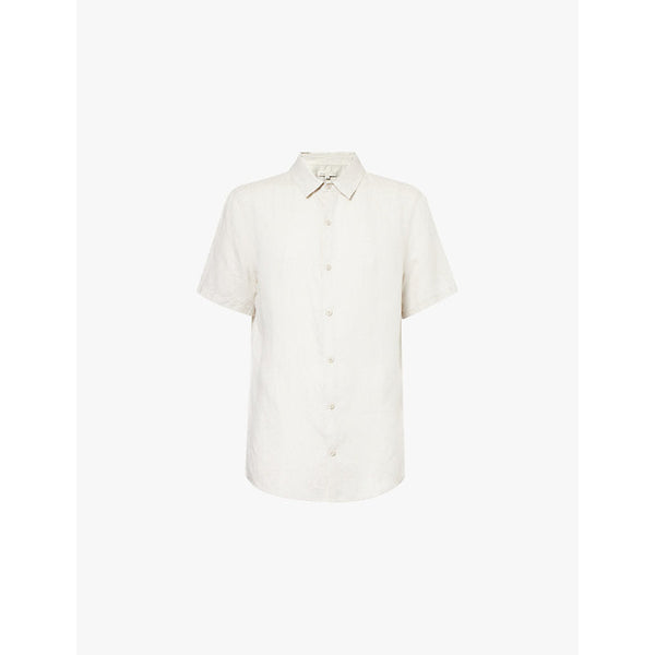 Onia Jack Air short-sleeve linen-blend shirt