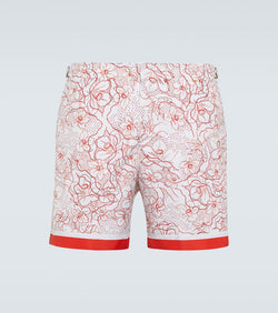 Orlebar Brown Bulldog floral swim trunks