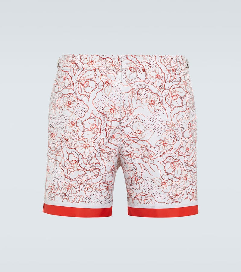 Orlebar Brown Bulldog floral swim trunks