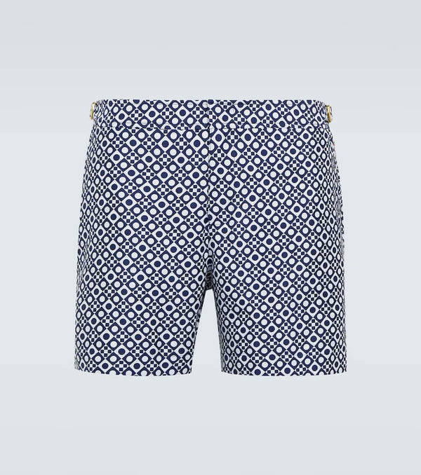 Orlebar Brown Bulldog printed jacquard swim trunks