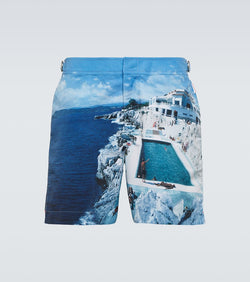 Orlebar Brown Bulldog printed swim trunks