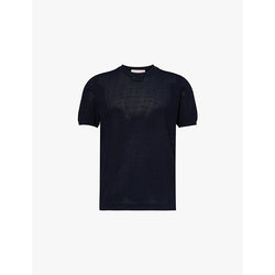  Orlebar Brown Byrtel tailored-fit waffle-mesh T-shirt