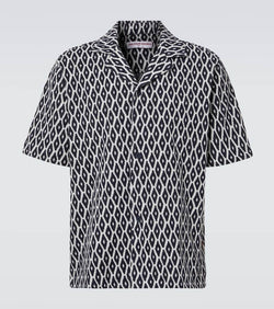 Orlebar Brown Printed cotton-blend terry shirt