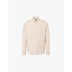 Mens Oscar Jacobson Button-down collar regular-fit cotton shirt