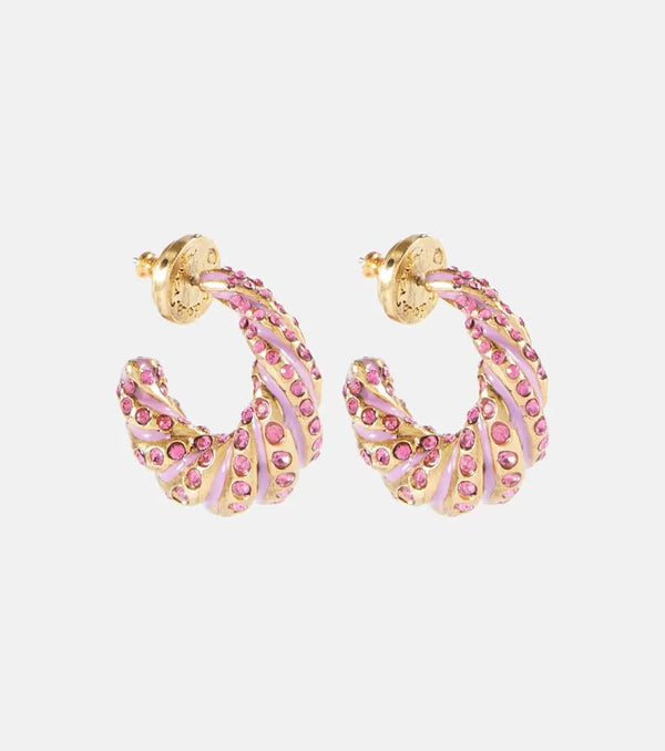 Oscar de la Renta Crystal earrings | LYBSTORE