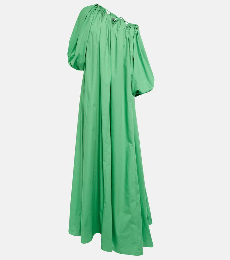 Oscar de la Renta Cutout cotton gown